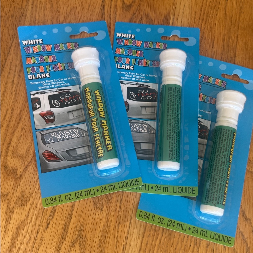 White Window Marker Set 3